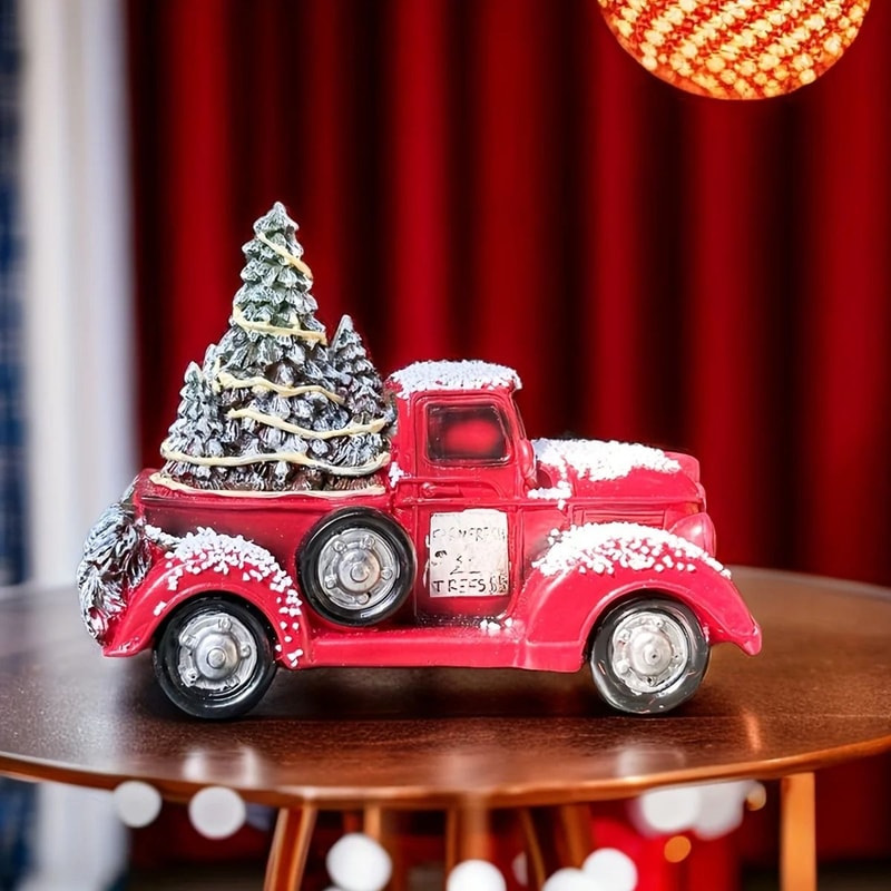 Resin Christmas Karting Car Desktop Ornament 1