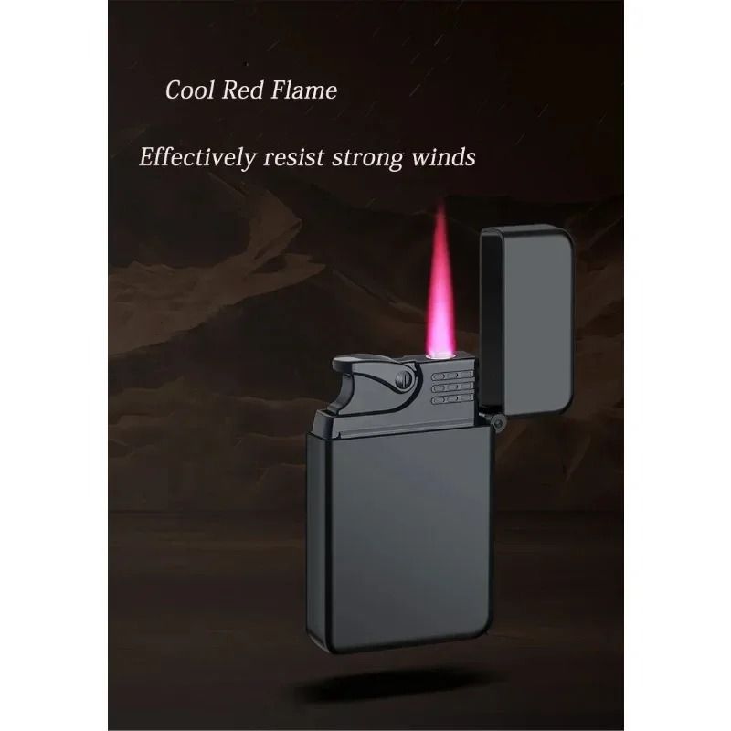 Decorative Metal Pocket Lighter With Case And Embossed Design 1