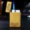 Decorative Metal Pocket Lighter With Case And Embossed Design 14