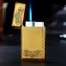 Decorative Metal Pocket Lighter With Case And Embossed Design 14
