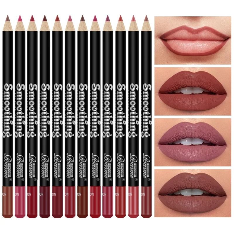 Long Lasting Lipstick Set With Lip Liner And Matte Gloss 1