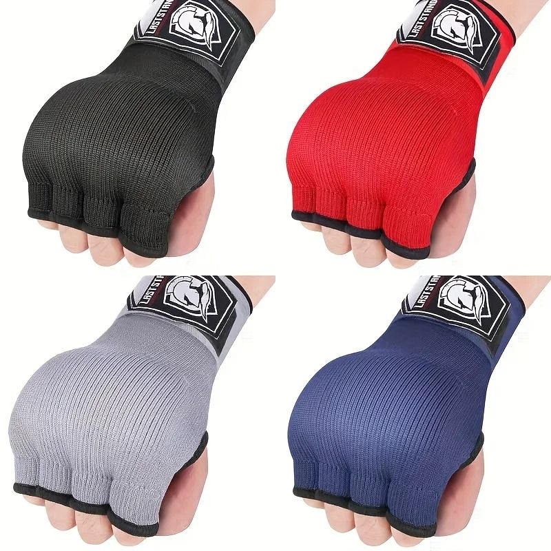 MMA Half Finger Gel Training Gloves With Wrist Support 0