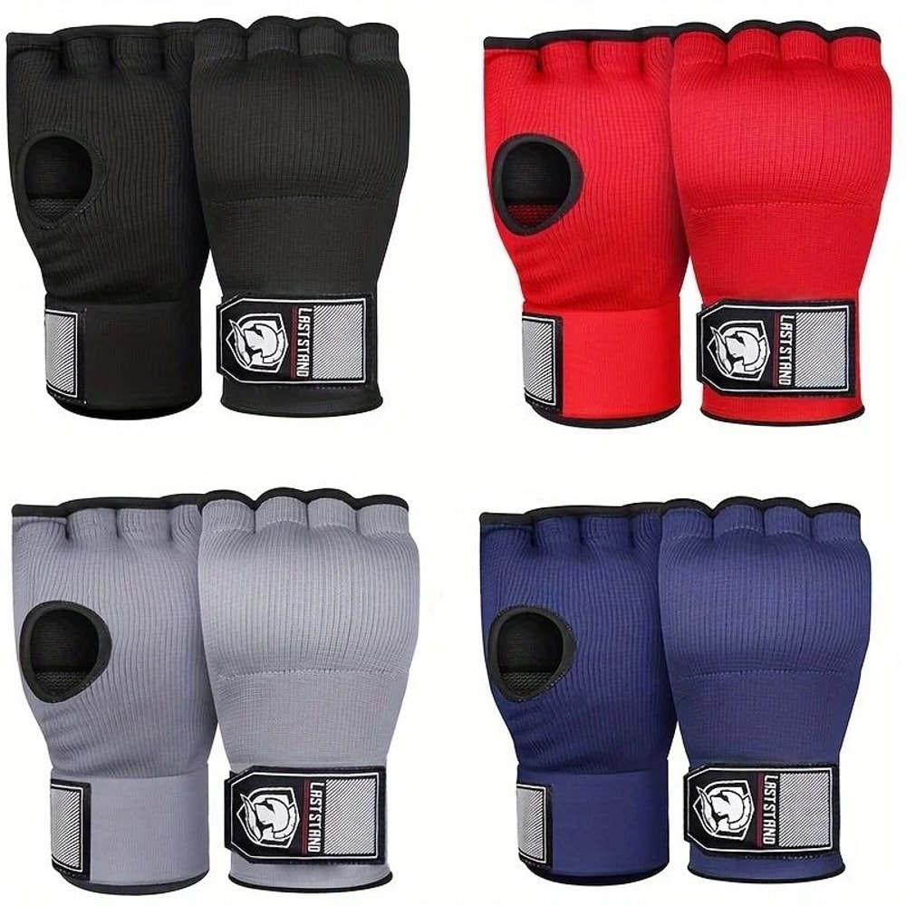 MMA Half Finger Gel Training Gloves With Wrist Support 1