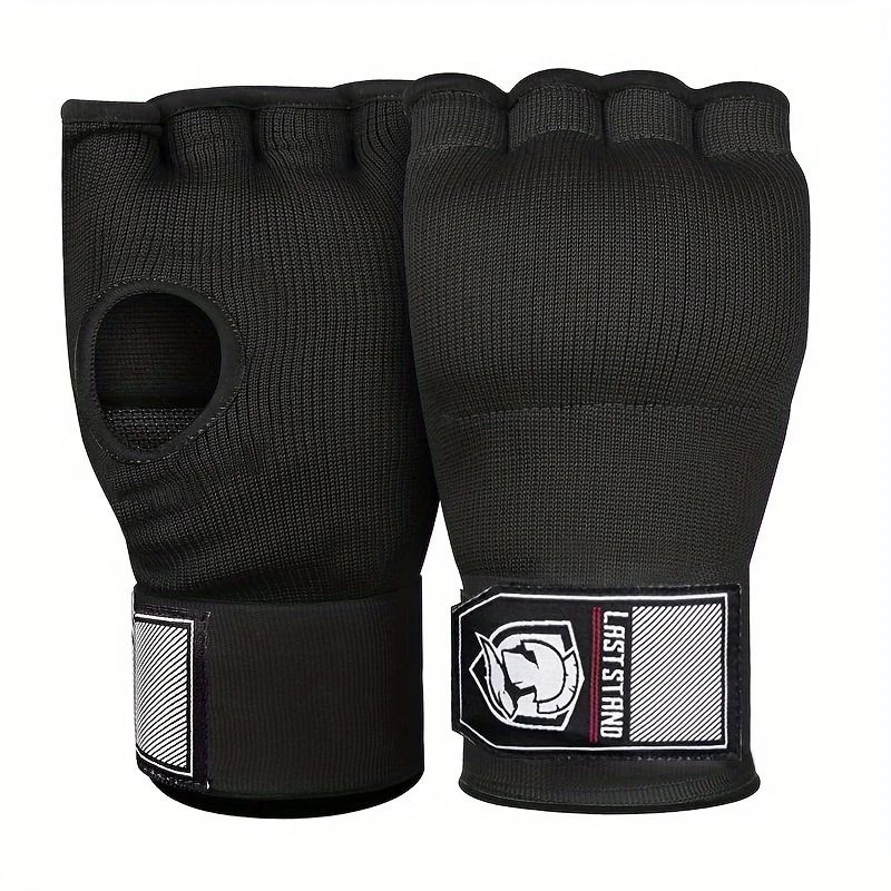 MMA Half Finger Gel Training Gloves With Wrist Support 8