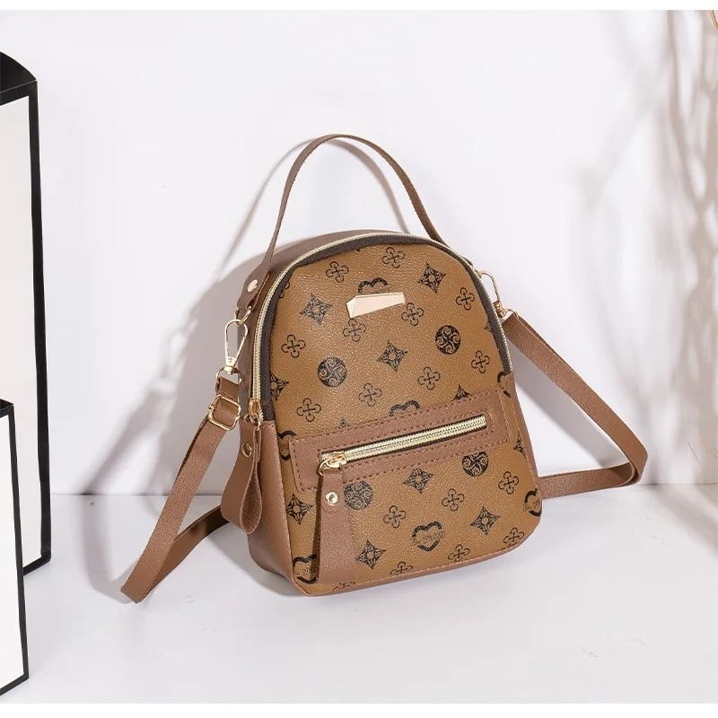 Fashion Mini Backpack With Floral Print Design 9