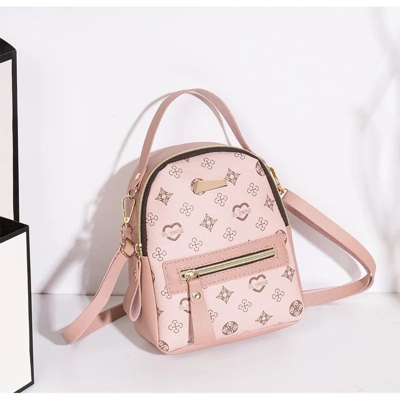 Fashion Mini Backpack With Floral Print Design 10