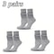 Womens Pile Up Mid Length Socks Set 8