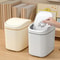 Compact Desktop Trash Can With Shake Cover 0