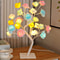 LED Rose Leaf Table Lamp Decorative Fairy Light 12