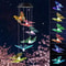 Solar LED Color Changing Butterfly Dragonfly Wind Chime 8