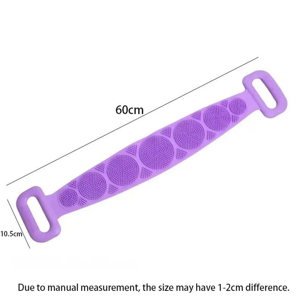 Silicone Bath Scrubber Body Cleaning Belt 5