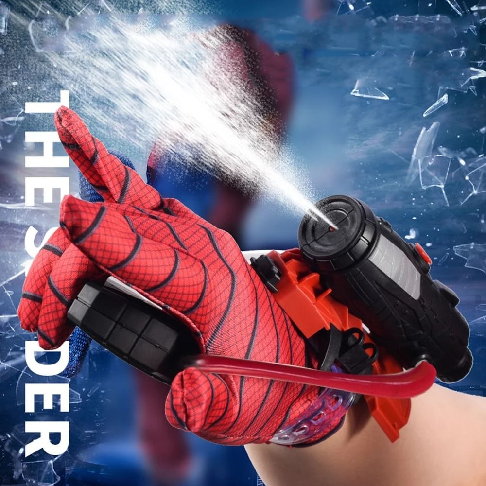 Spider Web Water Sprayer Toy With Action Glove For Kids 2