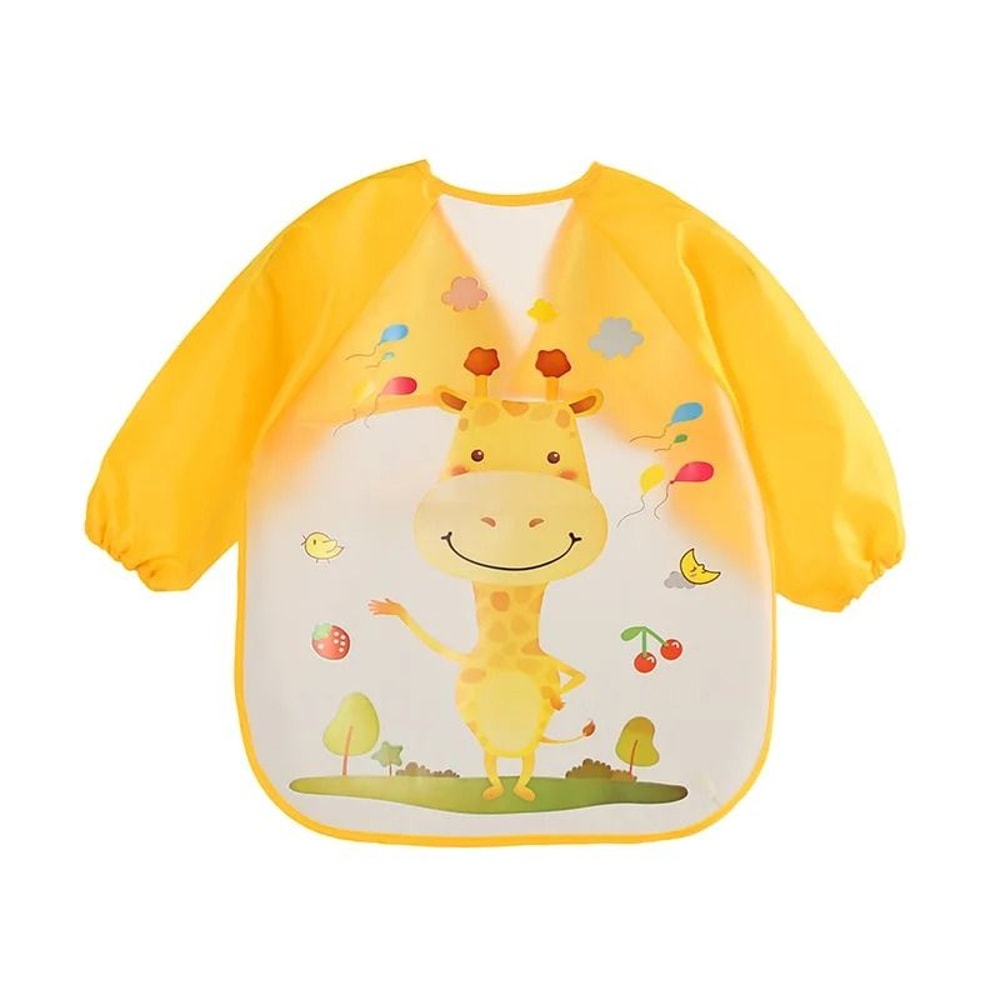 Waterproof Long Sleeve Baby Feeding Smock 10