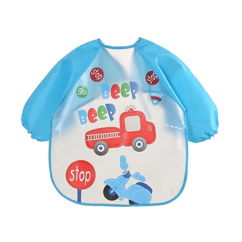 Waterproof Long Sleeve Baby Feeding Smock 11