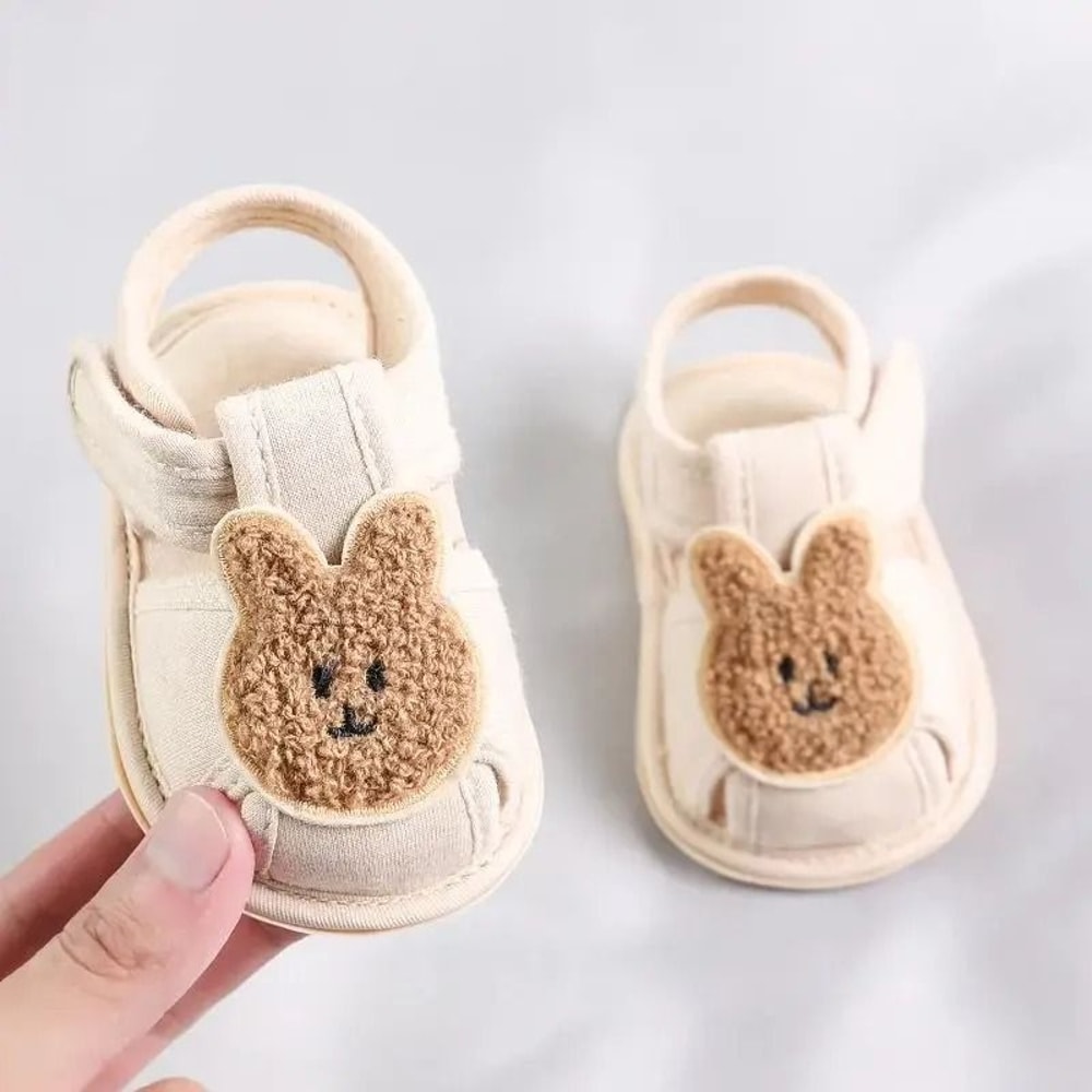 Cute Bear Soft Sole Infant And Toddler Sandals First Step Shoes 0