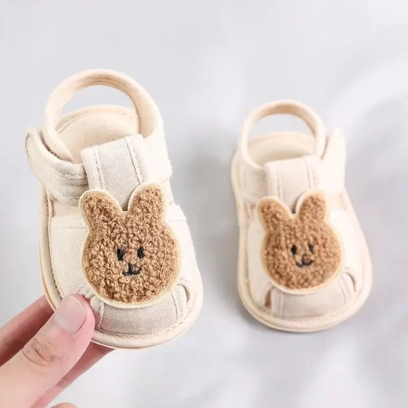Cute Bear Soft Sole Infant And Toddler Sandals First Step Shoes 0