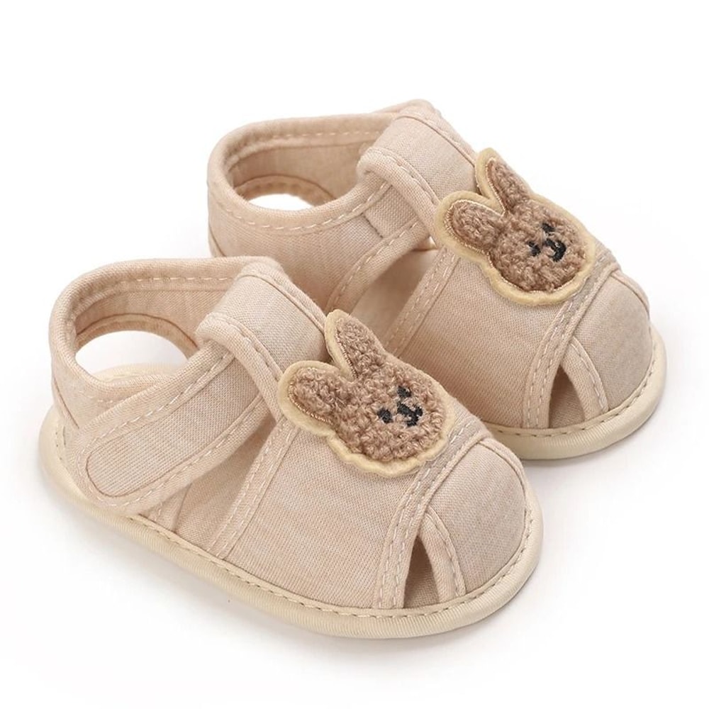 Cute Bear Soft Sole Infant And Toddler Sandals First Step Shoes 1