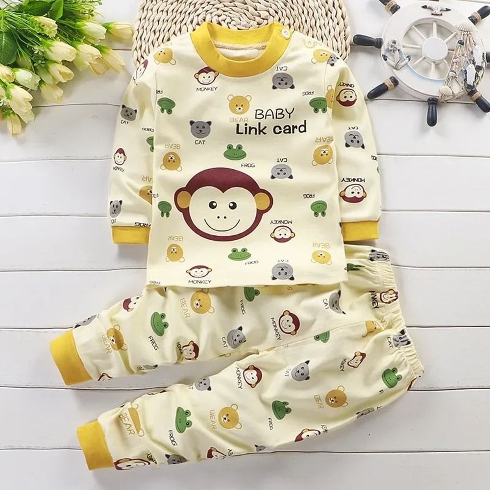 Soft Cotton Kids Clothing Set For Boys And Girls 6