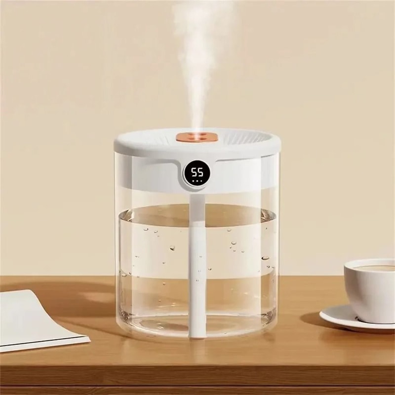 Portable Dual Spray Humidifier With Night Light For Home And Office 6