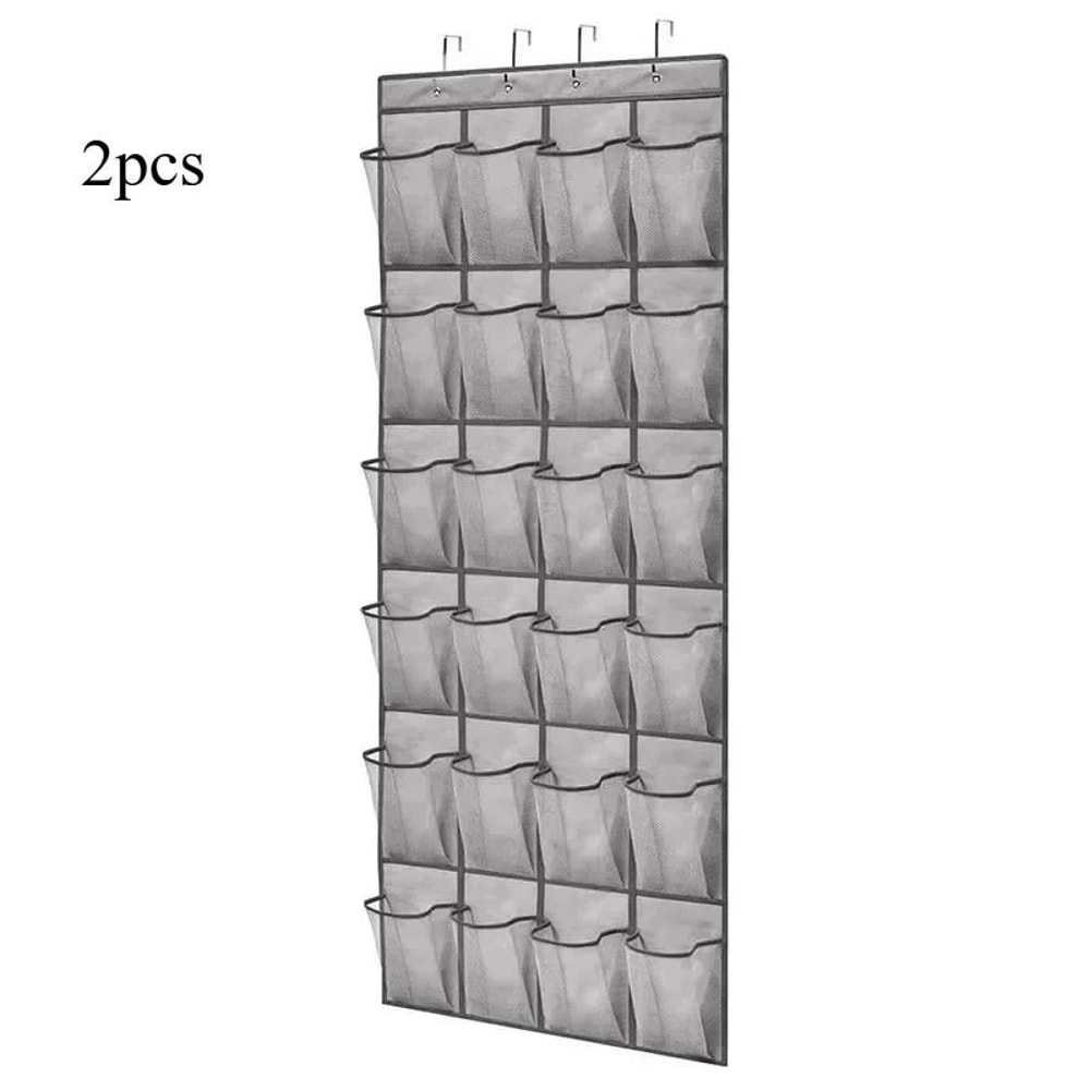 Wall Mounted Mesh Pocket Door Organizer For Space Saving Storage 10