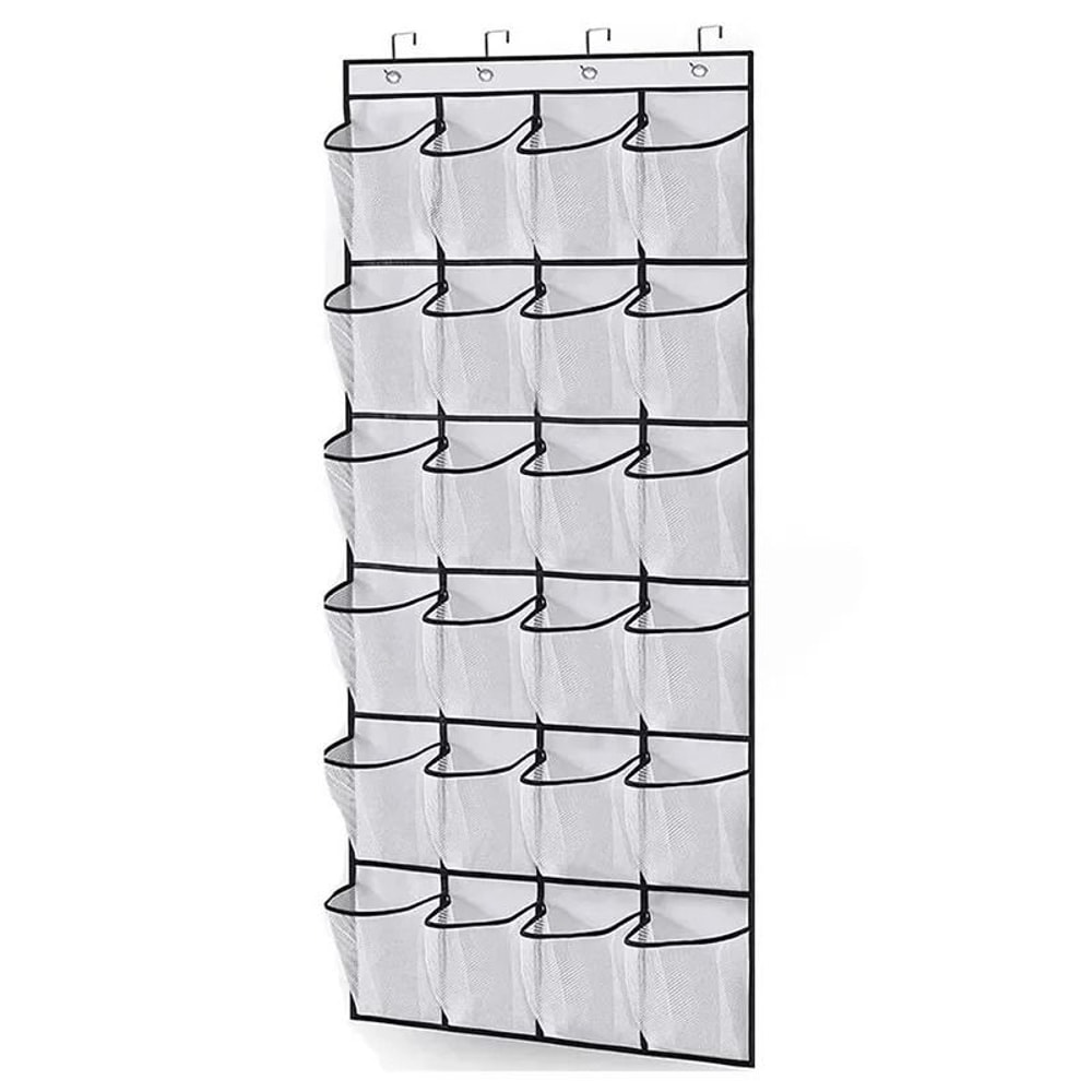 Wall Mounted Mesh Pocket Door Organizer For Space Saving Storage 6