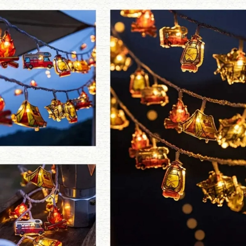 Portable LED Camping String Lights For Outdoor And Home Decor 4
