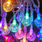 LED Crystal Ball Garland String Lights For Home And Holiday Decor 0