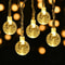 LED Crystal Ball Garland String Lights For Home And Holiday Decor 6