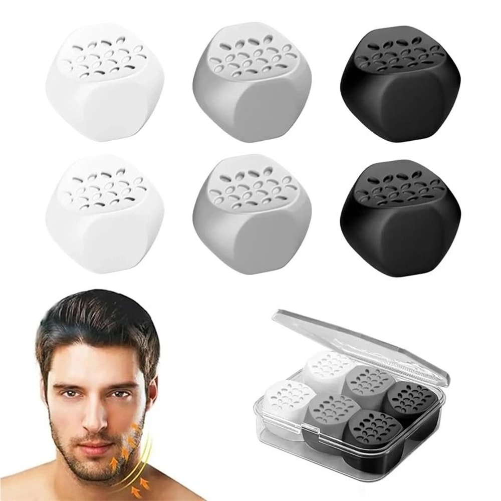 Jawline Toning Silicone Exerciser Set For Face And Neck Fitness 0