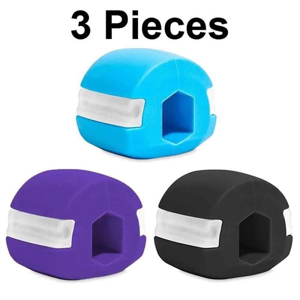 Silicone Jaw Exerciser Set For Face And Neck Muscle Training 0