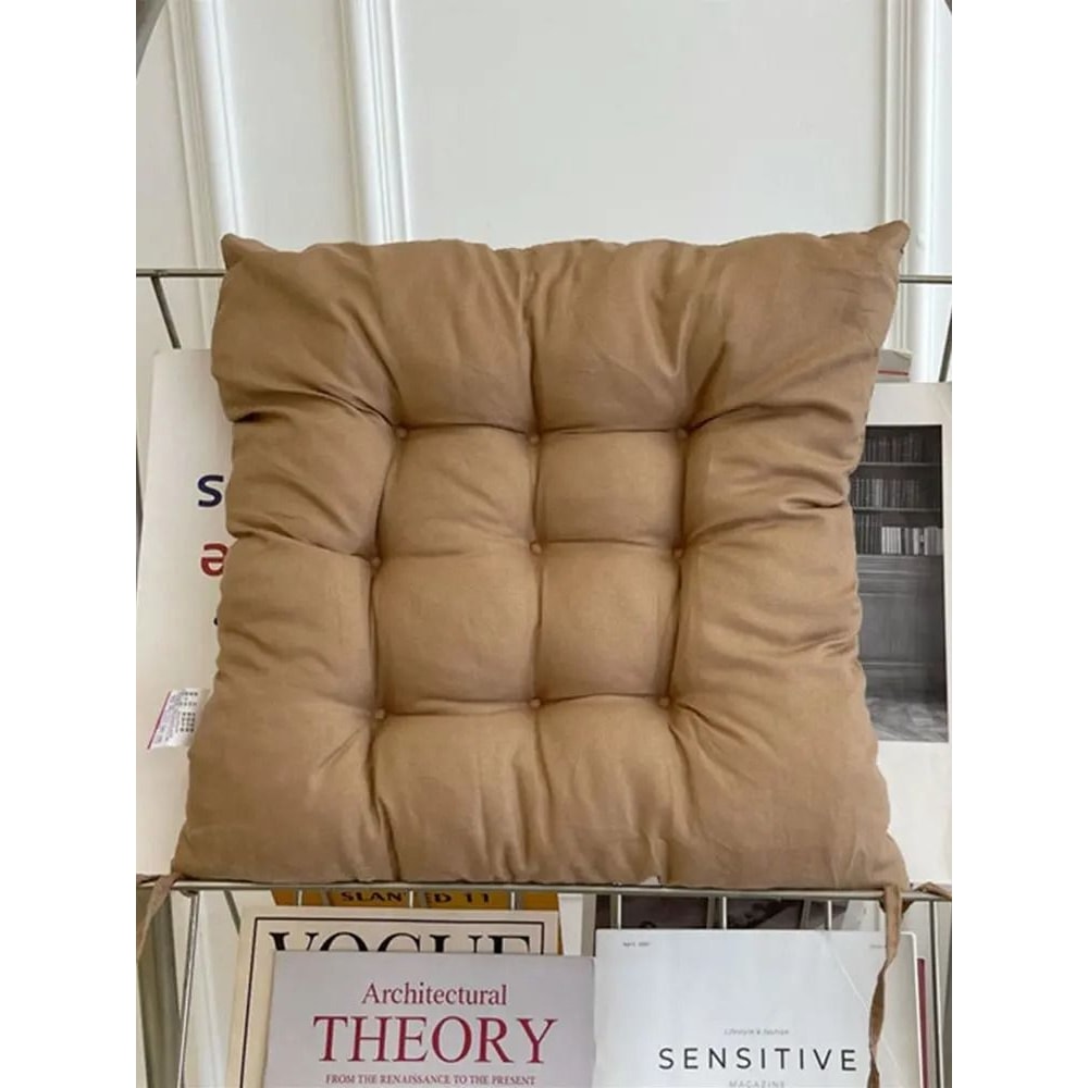 Linen Square Cushion Seat Pad For Chairs Home And Office Use 6