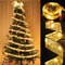 Festive Ribbon Fairy Light String For Christmas Holiday Decoration 2