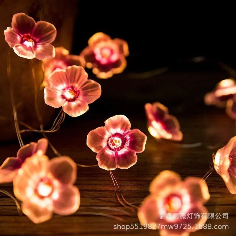 Cherry Blossom Garland LED Lights For Home And Holiday Decoration 2