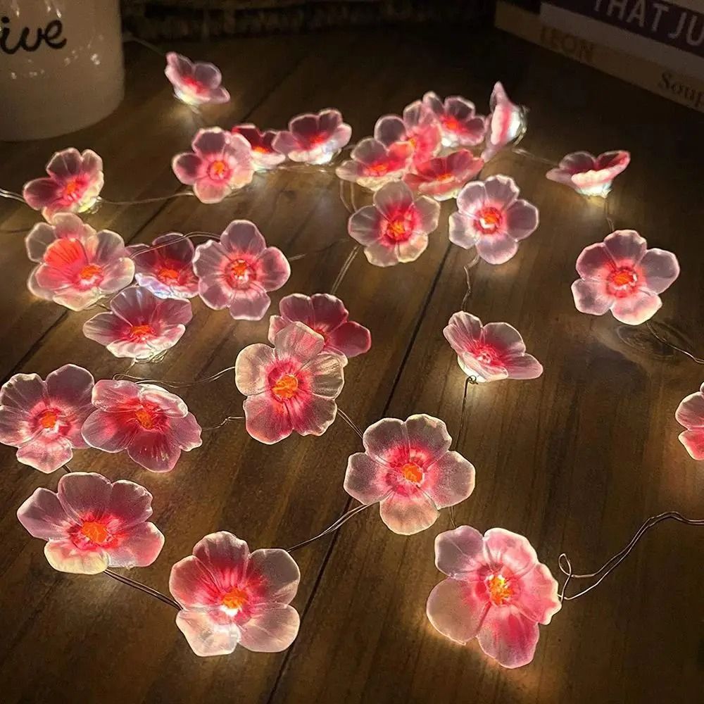 Cherry Blossom Garland LED Lights For Home And Holiday Decoration 3