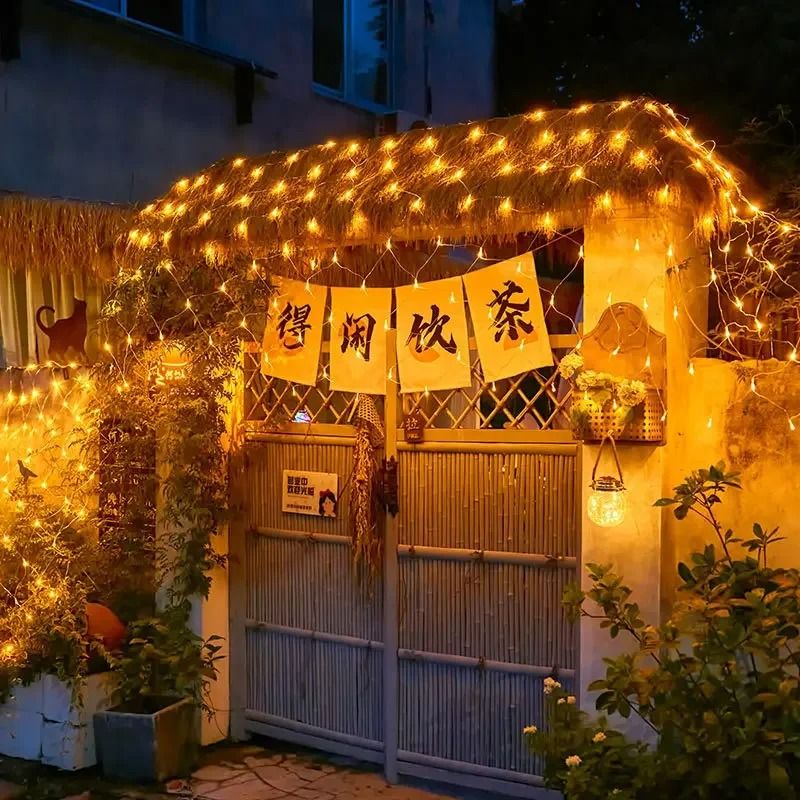 LED Mesh Garland Lights For Holiday Party Garden And Wedding Decoration 3