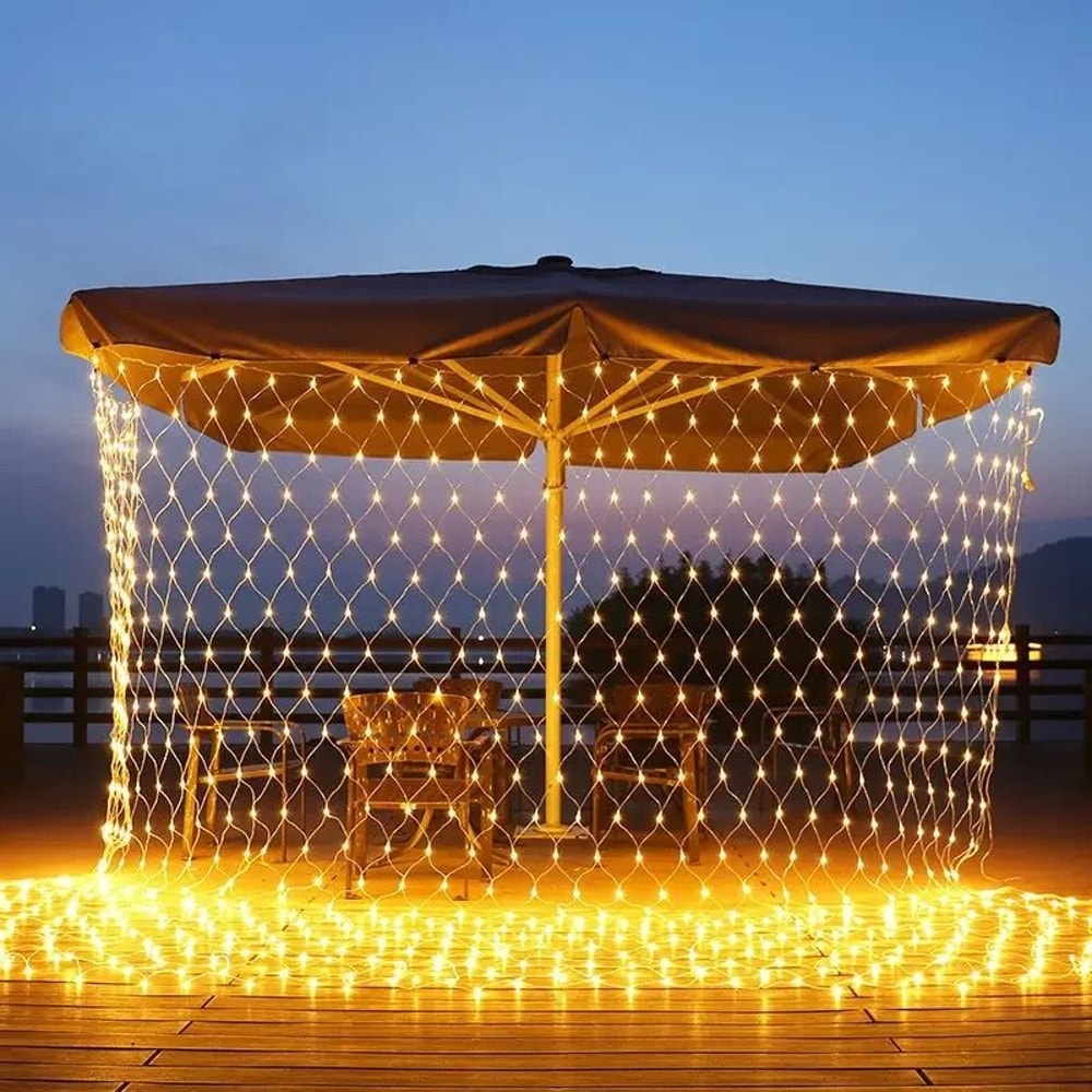 LED Mesh Garland Lights For Holiday Party Garden And Wedding Decoration 7
