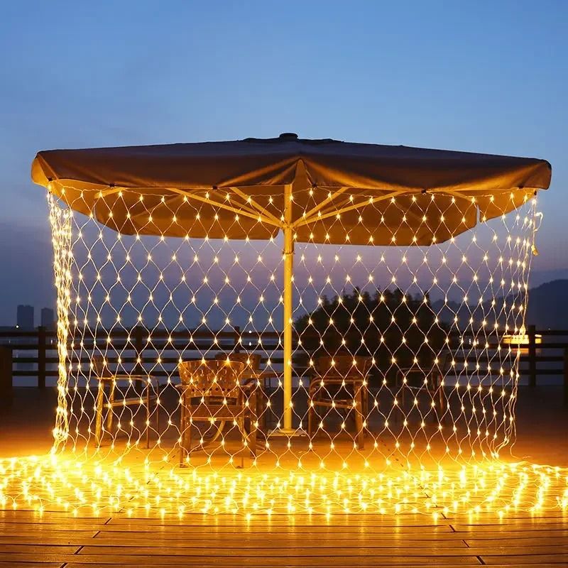 LED Mesh Garland Lights For Holiday Party Garden And Wedding Decoration 7