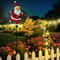 Solar Santa Claus Kettle Garden Lamp For Holiday Outdoor Decor 4