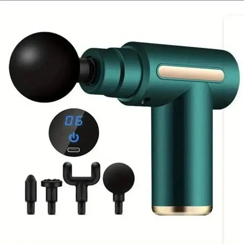 Compact Muscle Massage Gun For Deep Body And Neck Relief 4