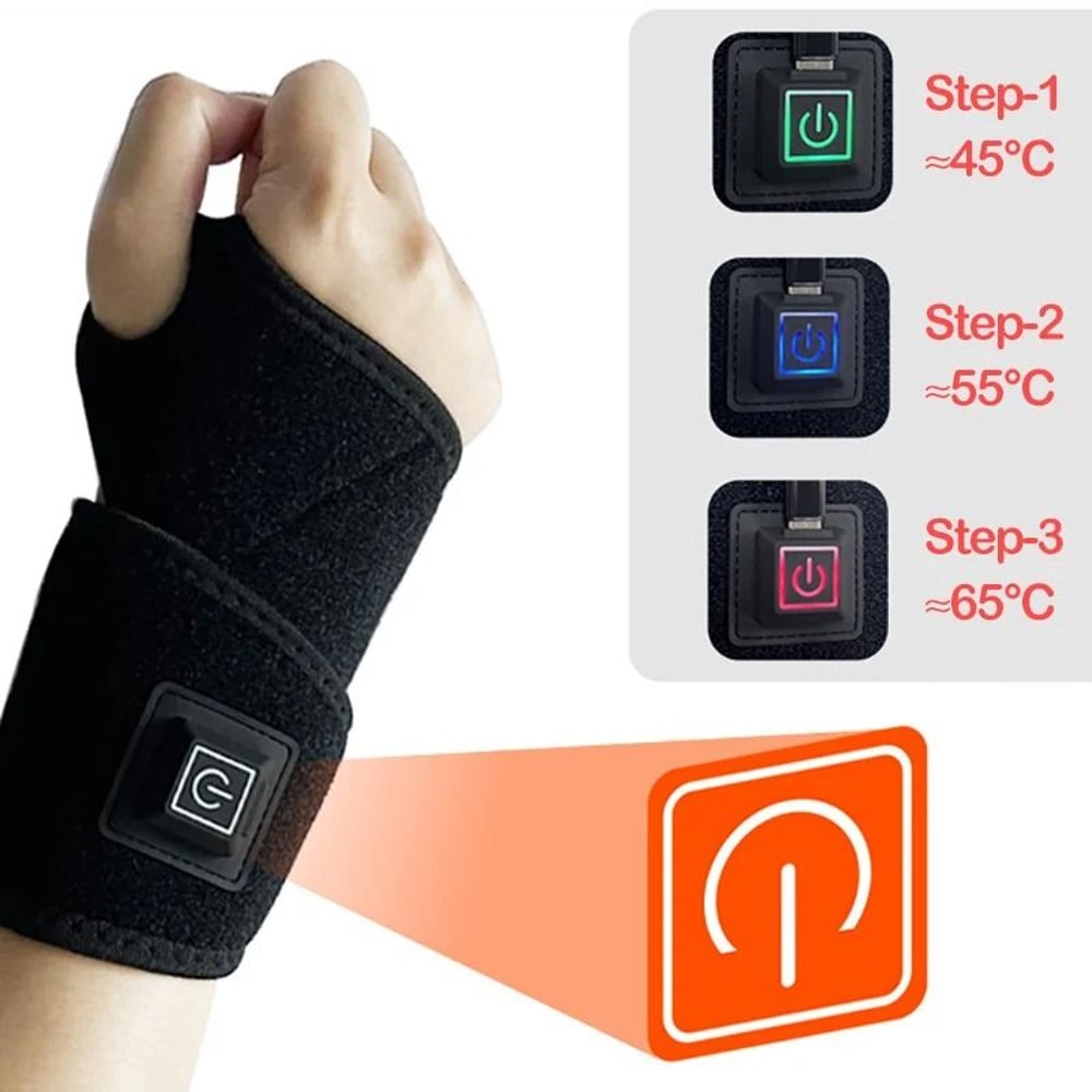 Adjustable Heated Wrist Support Sleeve For Comfort And Joint Care 6