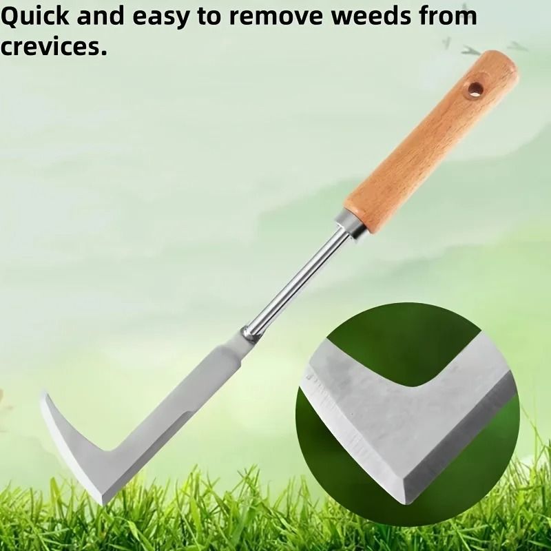 Stainless Steel Garden Weeding Tool For Yards Terraces And Walkways 5