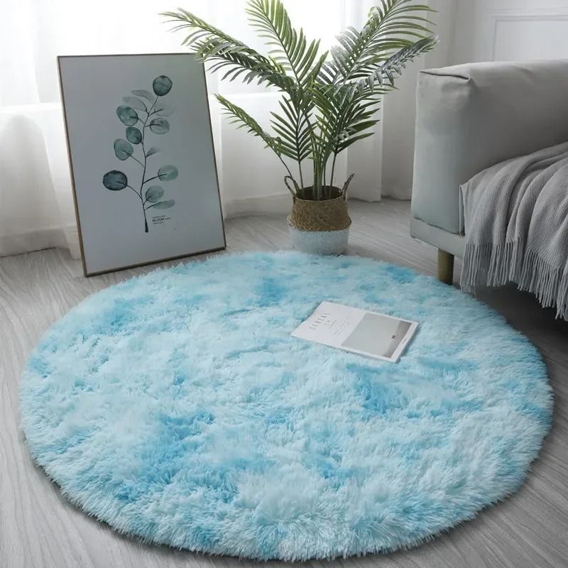 Soft Plush Round Rug Mat For Cozy Home Decoration 8