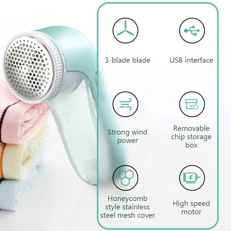 Portable Electric Fabric Lint Remover For Clothing And Fabrics 5