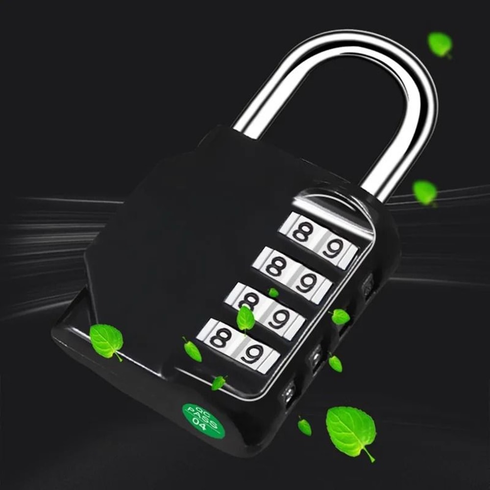 Compact 4 Digit Password Lock For Cabinets Backpacks Luggage And Dorm Use 1
