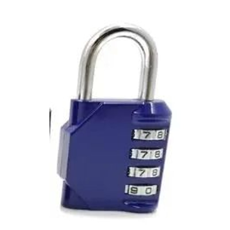 Compact 4 Digit Password Lock For Cabinets Backpacks Luggage And Dorm Use 7