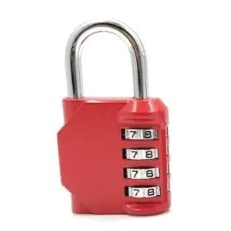 Compact 4 Digit Password Lock For Cabinets Backpacks Luggage And Dorm Use 8