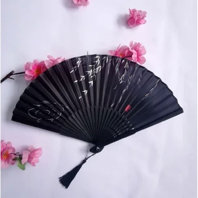 Folding Hand Fan For Dance Performance Decoration And Everyday Use 6
