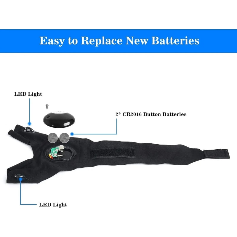 LED Half Finger Gloves For Outdoor Activities And Night Use 5