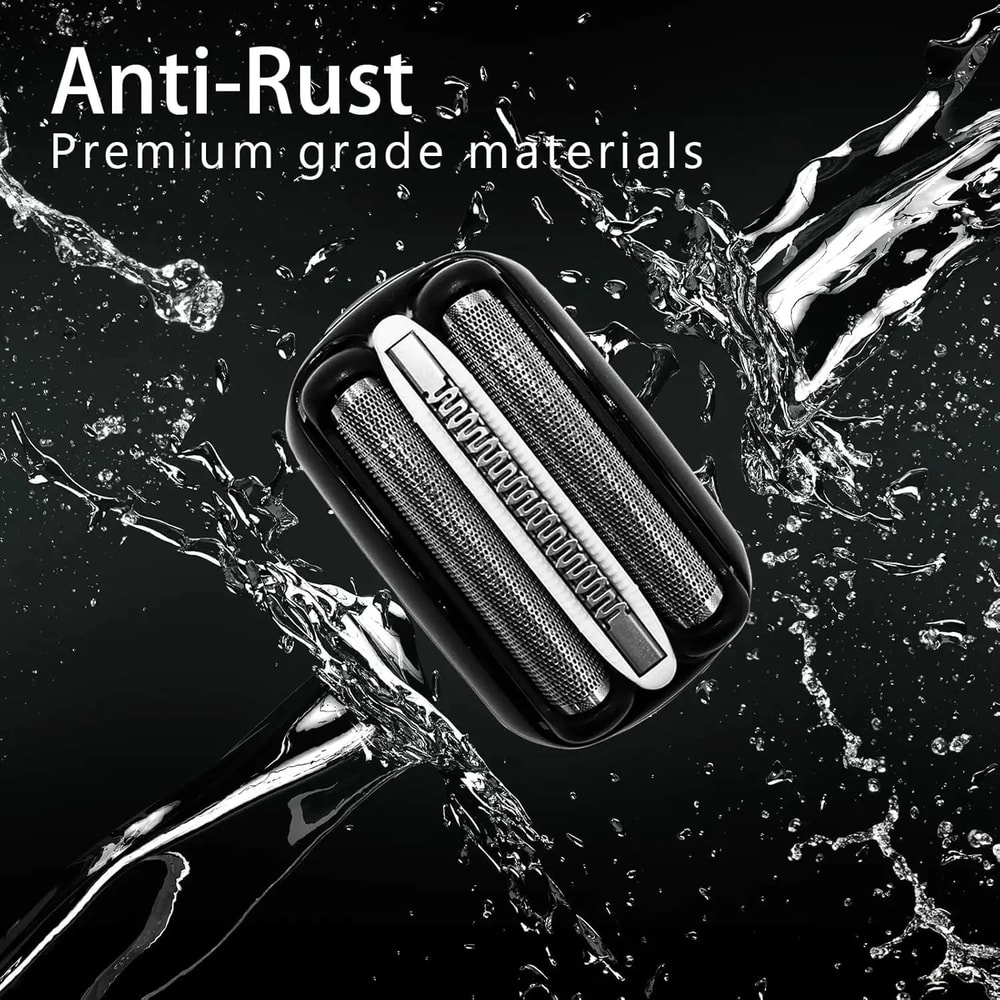 Replacement Foil Head For Electric Shaver Compatible With Many Braun 3 Series Models 1