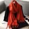 Warm Thick Winter Scarf For Women Outdoor Use And Fashion 16